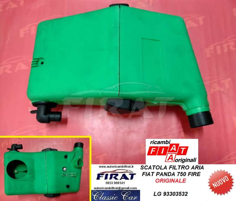 SCATOLA FILTRO ARIA FIAT PANDA 750 FIRE (93303532)